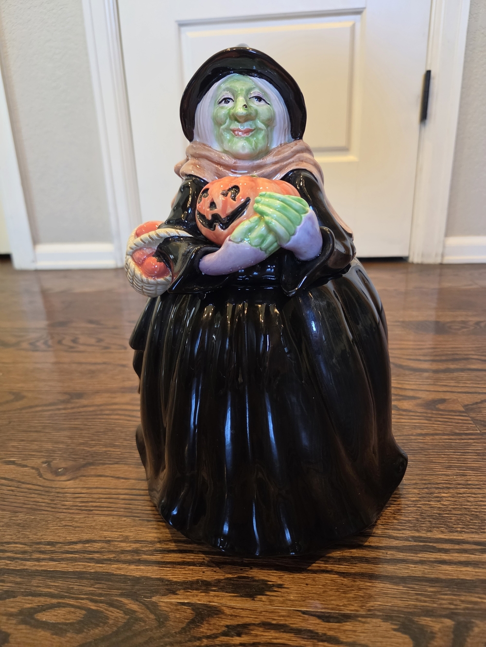 Vintage 1987 Fitz and Floyd "Wicked Witch" Halloween Cookie Jar